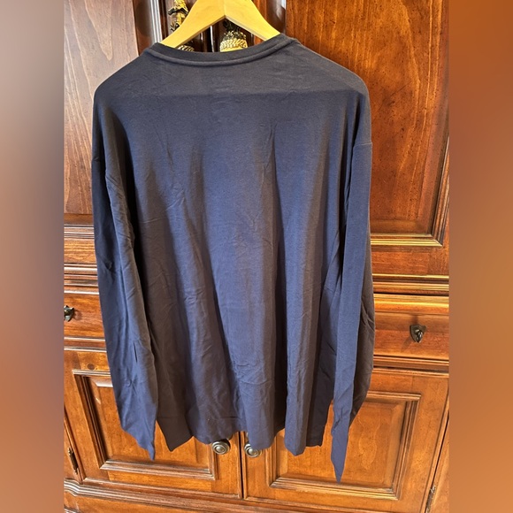 Polo Ralph Lauren Men’s Cruise Navy Long-Sleeve Crewneck Pajama Top - XL (NWT) - Picture 6 of 10